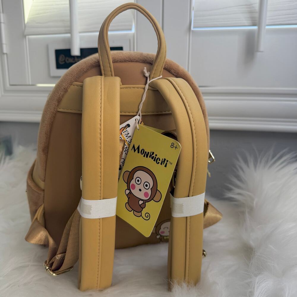 New Loungefly x Sanrio Monkichi Scented Mini Backpack - Picture 6 of 11